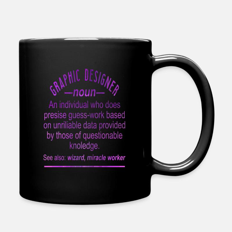Graphistes - Mug uni - noir