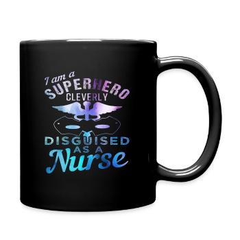 Nurse - Full Colour Mug - black - Right