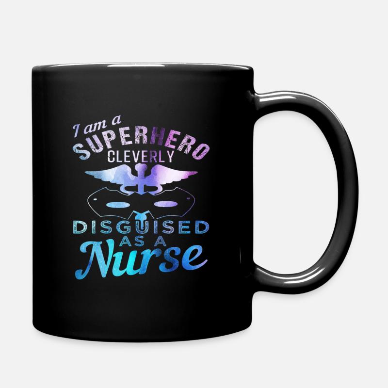 Nurse - Full Colour Mug - black
