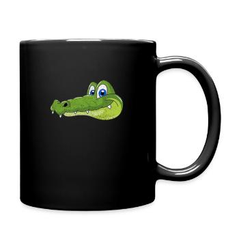 Alligator - Tasse einfarbig - Schwarz - Rechts