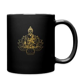 Buddhism - Full Colour Mug - black - Right