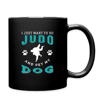 Judo - Tasse einfarbig - Schwarz - Rechts