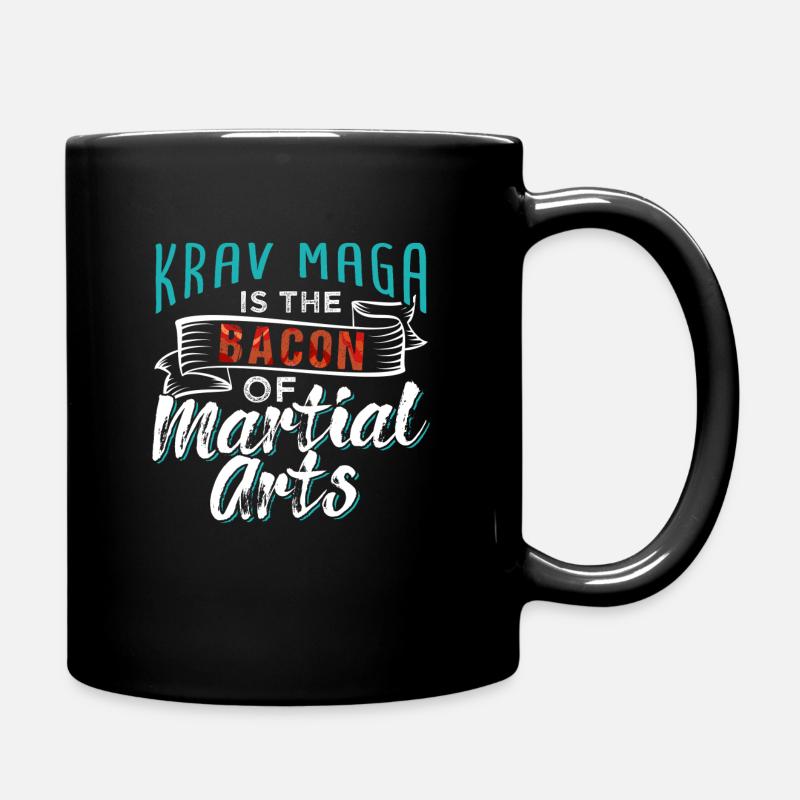 Krav Maga - Tasse einfarbig - Schwarz