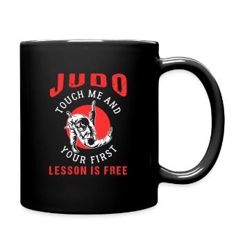 Judo - Tasse einfarbig - Schwarz - Rechts