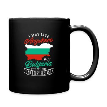 Bulgarie - Mug uni - noir - Droite