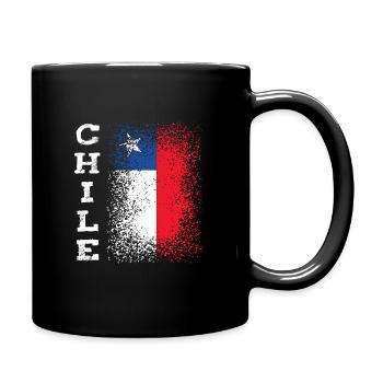 Chile - Tasse einfarbig - Schwarz - Rechts
