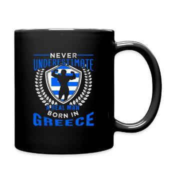 Grèce - Mug uni - noir - Droite