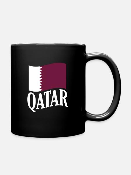 Qatar - Mug uni - noir