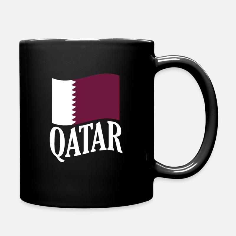 Qatar - Mug uni - noir