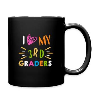 3. Klasse - Tasse einfarbig - Schwarz - Rechts