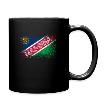 Namibia - Tasse einfarbig - Schwarz - Rechts