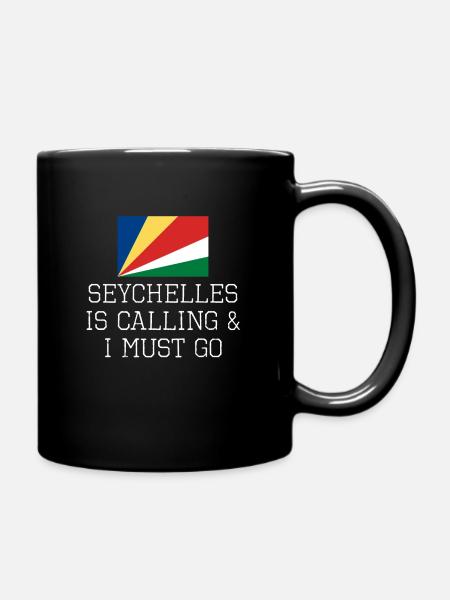 Seychelles - Full Colour Mug - black