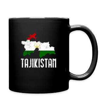 Tajikistan - Full Colour Mug - black - Right
