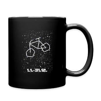 Signe du zodiaque Cyclisme - Mug uni - noir - Droite