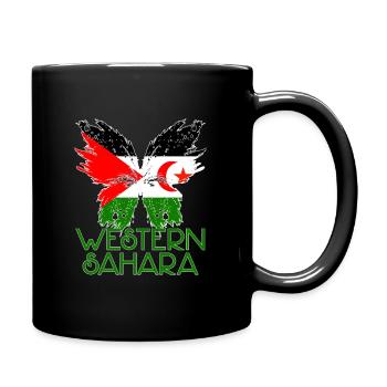 Western Sahara - Full Colour Mug - black - Right
