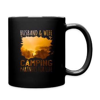Camping Couple - Mug uni - noir - Droite
