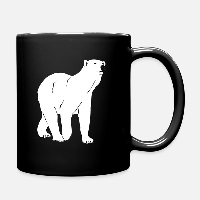 Eisbär - Polar bear - Arktis - Tasse einfarbig - Schwarz
