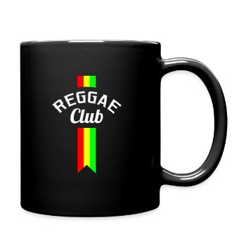 Reggae Club - Tasse einfarbig - Schwarz - Rechts