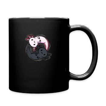 Axolotls Ying Yang Meditation Yoga Axolotl - Mug uni - noir - Droite