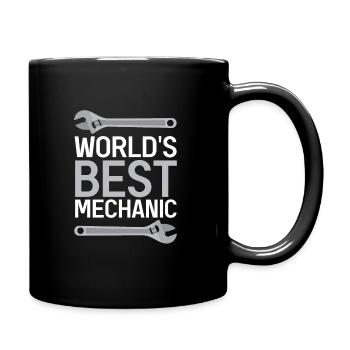 Bester Mechaniker - Tasse einfarbig - Schwarz - Rechts