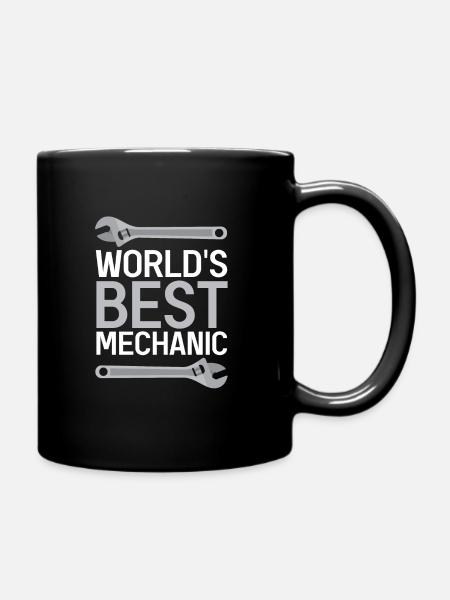 Bester Mechaniker - Tasse einfarbig - Schwarz