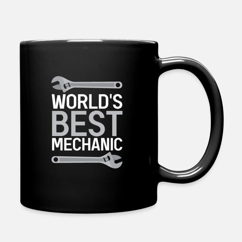 Bester Mechaniker - Tasse einfarbig - Schwarz