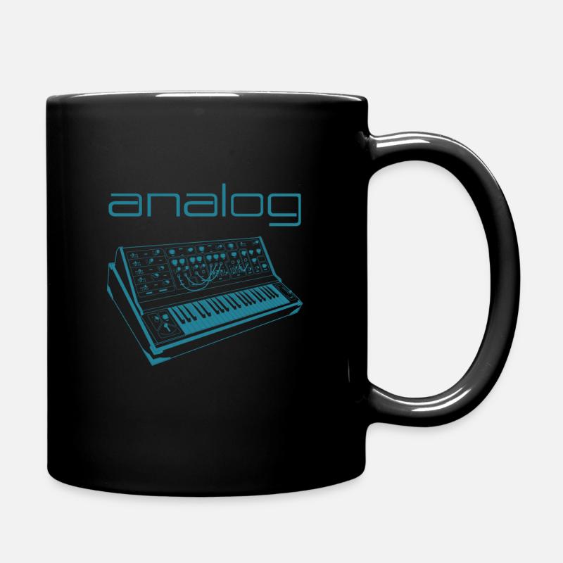Synthétiseur modulaire Vintage Analogique - Mug uni - noir