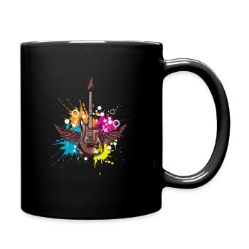 Guitariste Métal Rock Musicien - Mug uni - noir - Droite