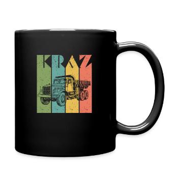Vintage KrAZ camionneur soviétique profession USSR - Mug uni - noir - Droite