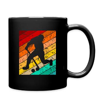 Feldhockey Fieldhockey Hockey Hallenhockey - Tasse einfarbig - Schwarz - Rechts