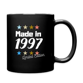 Made in 1997 Limited Edition Vintage Birthday - Full Colour Mug - black - Right