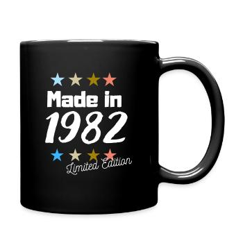 Fabriqué en 1982 Édition Limitée Vintage Anniversaire - Mug uni - noir - Droite