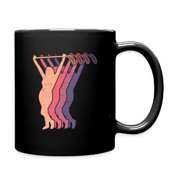 Floorball Women Floorball Player Floorball Player - Full Colour Mug - black - Right