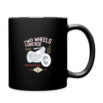 Bikers, motorcyclists - Full Colour Mug - black - Right