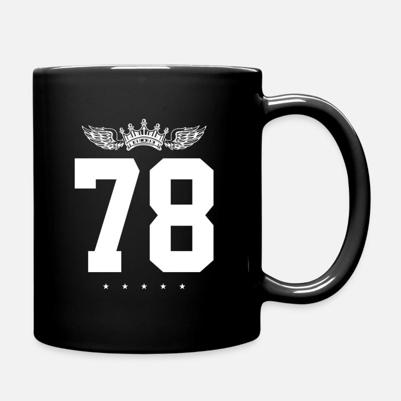 78 Couronne numérique - Mug uni - noir