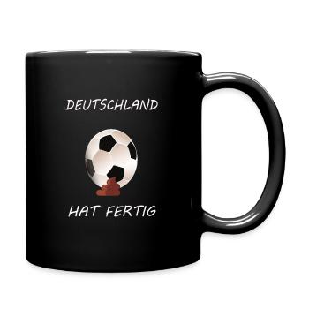 Mal wieder abgefertigt, Tschüssi Ihr Profis - Tasse einfarbig - Schwarz - Rechts
