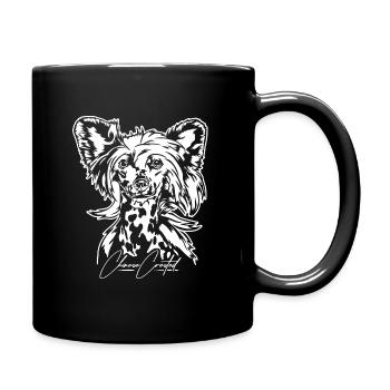 CHINOIS CRESTED Chien sans poils Chien Wilsigns - Mug uni - noir - Droite