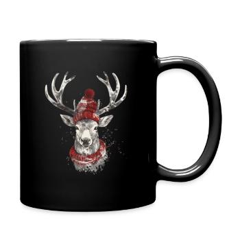 Renne - Mug uni - noir - Droite