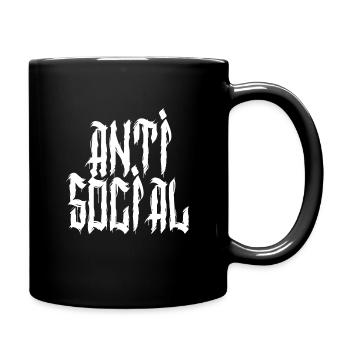 AntiSocial III W - Mug uni - noir - Droite