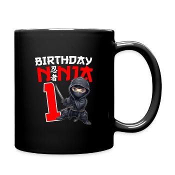 Chemise Ninja Anniversaire Enfant - 1 Année Naissance Ninja - Mug uni - noir - Droite