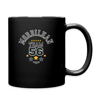 "T-Shirt Style Universitaire Morbihan Département - Mug uni - noir - Droite