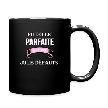 filleule cadeau humour - Mug uni - noir - Droite