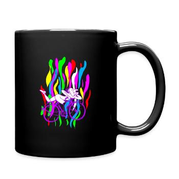 Lsd Drug Acid Hallucinogen Albert Hofman Gift Idea - Full Colour Mug - black - Right