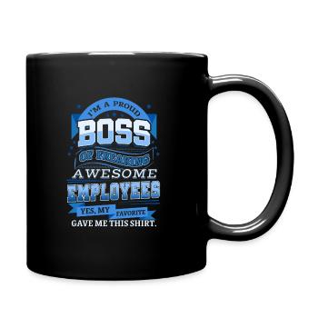 I'm a Proud Boss - Full Colour Mug - black - Right