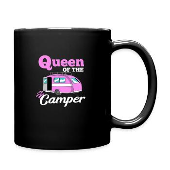 Queen Of The Camper - Full Colour Mug - black - Right