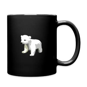Ice Bear Marine Mammals Sea Boar Polar Animal Gift - Full Colour Mug - black - Right