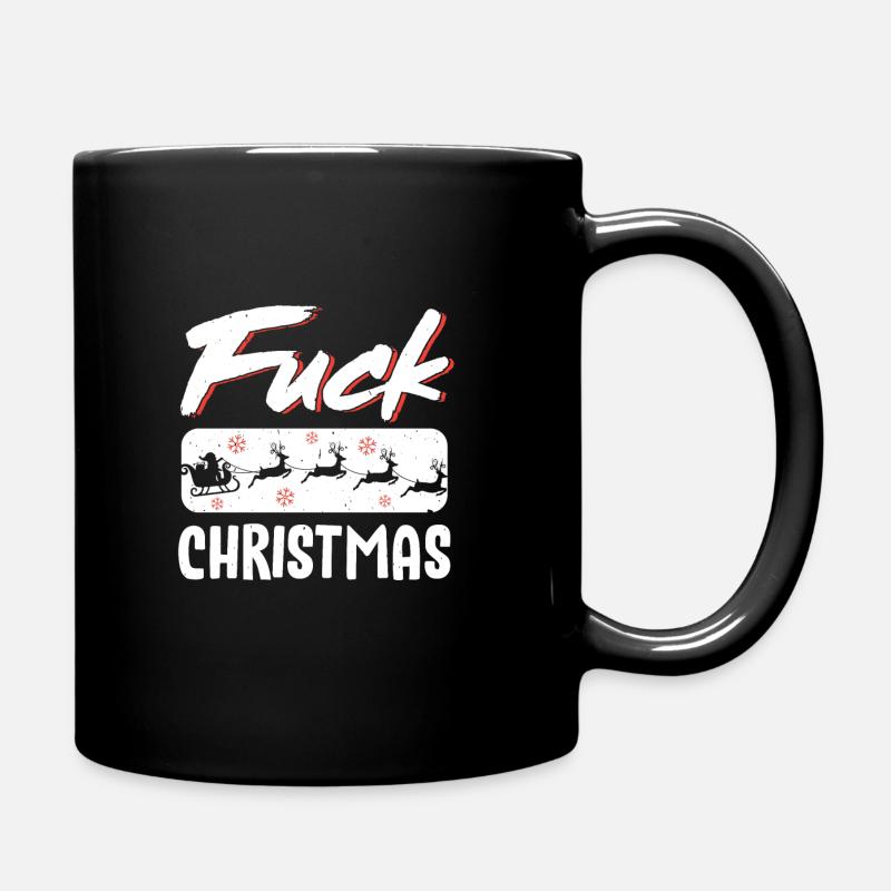 Anti Christmas - Full Colour Mug - black
