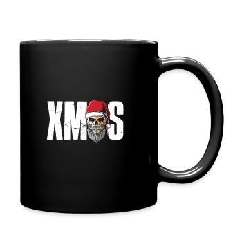 Anti Christmas, Geschenk, Weihnachten - Tasse einfarbig - Schwarz - Rechts