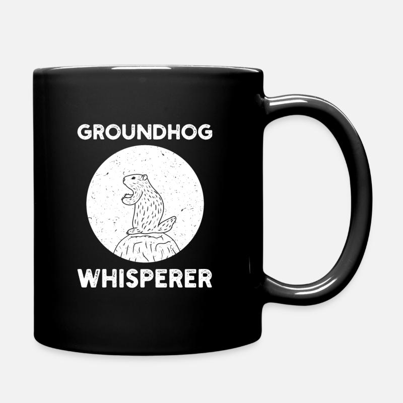 Groundhog Whisperer - Mug uni - noir