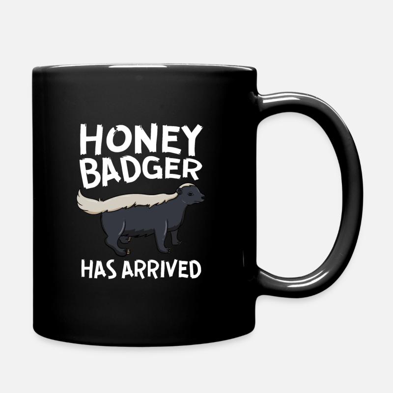 Honey Badger est arrivé - Mug uni - noir